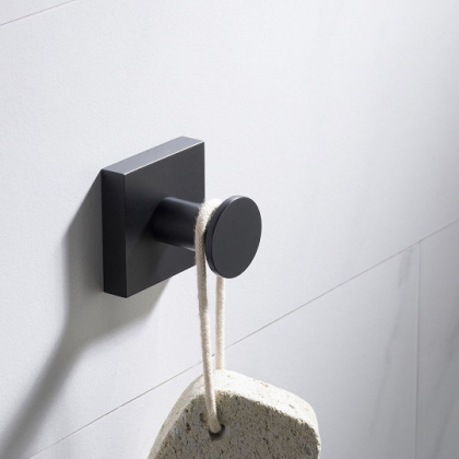 Крючок одинарный Timo Selene Black 12011/03