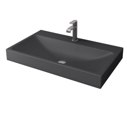 Раковина Scala Arch накл., 800*480, 1 отв. смес.,мат. антрацит  1078-020-0126, шт