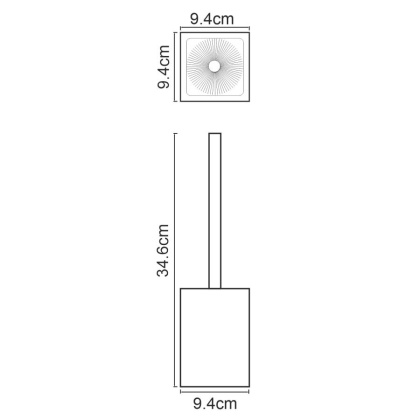 Abens K-3727 Щетка для унитаза