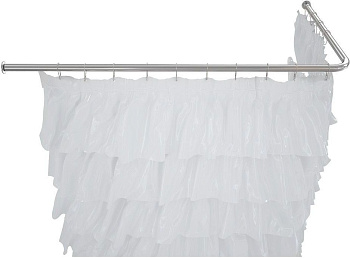 Карниз для ванны Aquanet угловой Г-образный 150х70 Карниз для ванны Aquanet угловой Г-образный 150х70