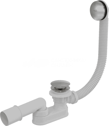 Слив-перелив для акриловых ванн VAGNERPLAST click/clack металл