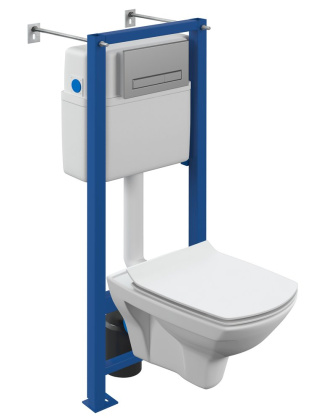 Унитаз с инсталляцией Cersanit Carina Xl Co Dpl Eo Slim 64440 Унитаз с инсталляцией Cersanit Carina Xl Co Dpl Eo Slim 64440