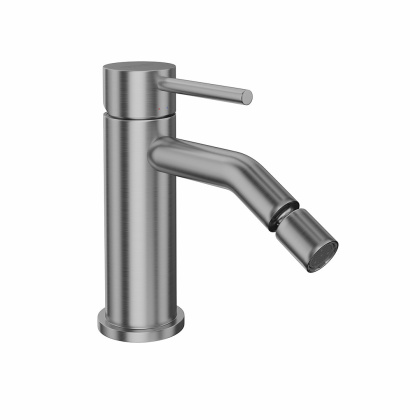 Смеситель для биде ETERNA однорычажный, c донным клапаном 3/8”, нержавеющая сталь Смеситель для биде ETERNA однорычажный, c донным клапаном 3/8”, нержавеющая сталь