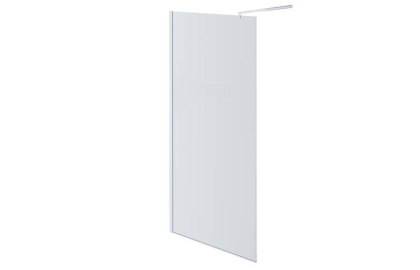AQ NAR 6310-110 Душевая перегородка Walk in с держателем 1100x2000 профиль хром, стекло прозрачное