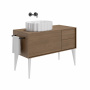 Ножки ATOLLO\CONO классические, белые матовые ATlg.32\CL