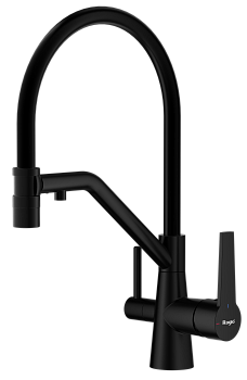 Смеситель Raglo для кухни со съемным гибким изливом, с магнитным фиксатором излива, с подключением фильтра питьевой воды R80.62.06