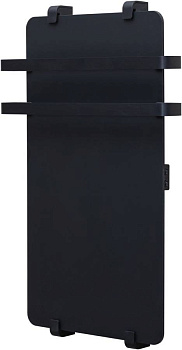 Полотенцесушитель электрический Allen Brau Infinity 80x44 с рейлингом 2.0 и креплением, черный матовый Полотенцесушитель электрический Allen Brau Infinity 80x44 с рейлингом 2.0 и креплением, черный матовый