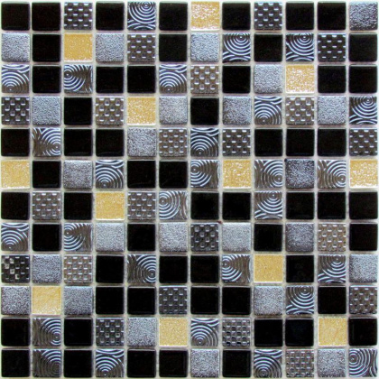 Мозаика Domino Domino Графитовый 30см*30см*6мм (1уп/11шт/), м2 Мозаика Domino Domino Графитовый 30см*30см*6мм (1уп/11шт/), м2