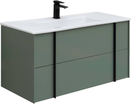 Тумба под раковину Allen Brau Reality 100 1.32007.CGM олива матовый