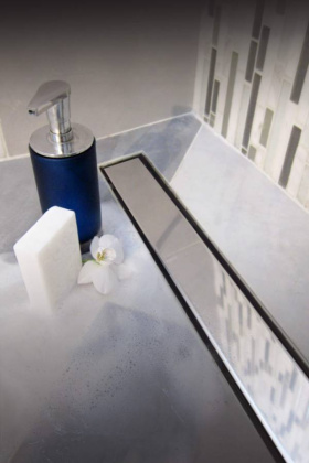 Душевой лоток 95 см Creto Uni CRE-950 UH-50 с решеткой, хром