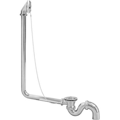 Слив-перелив для ванны Wirquin (хром), шт