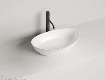 Раковина Salini CALLISTA 103 1101203SMRH S-Stone покраска по RAL снаружи, накладная, матовая Раковина Salini CALLISTA 103 1101203SMRH S-Stone покраска по RAL снаружи, накладная, матовая