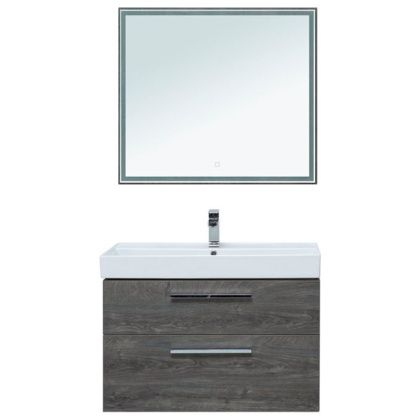 Мебель для ванной Aquanet Nova 90 дуб рошелье (2 ящика)