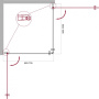 Душевой уголок BelBagno ETNA-AH-2-80/90-C-Cr Душевой уголок BelBagno ETNA-AH-2-80/90-C-Cr
