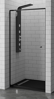 Душевая дверь RGW PA-02B, 04080207-14, 70 х 185 см распашная, черный
