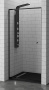 Душевая дверь RGW PA-02B, 04080207-14, 70 х 185 см распашная, черный