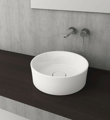 Раковина накладная круглая Luna Vessel, Д380, без перелива, б/отв. смес., 1174-001-0125, шт