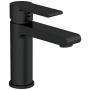 Смеситель для раковины BRASKO BLACK однорычажный черный клик клак