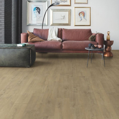 Виниловый ламинат Quick Step LIVYN Balance Click BACL 40159 Дуб Бархатный Песочный
