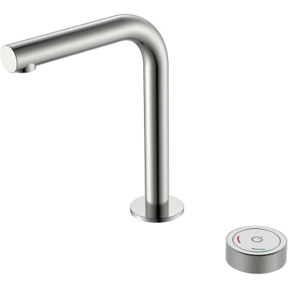 Смеситель автоматический для раковины на 2 отв. TECH Nikel Brush Смеситель автоматический для раковины на 2 отв. TECH Nikel Brush