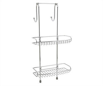 Комплект из держателей и 2-х навесных полок, 30х66,5х27 см, хром, K-141122