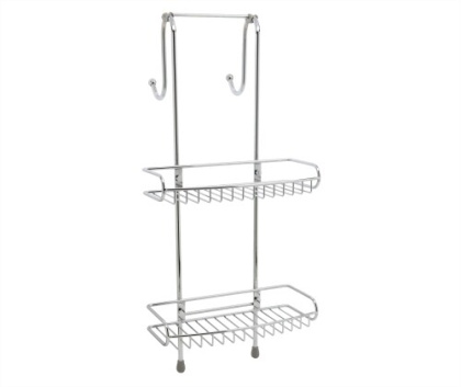 Комплект из держателей и 2-х навесных полок, 30х66,5х27 см, хром, K-141122