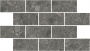 Декор Чеппо ди Гре мозаичный антрацит матовый обрезной 34,6x20x0,9