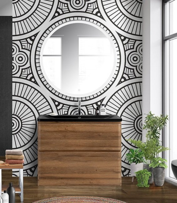 Тумба с раковиной напольная BelBagno ALBANO 100 Pino Scania, раковина белая