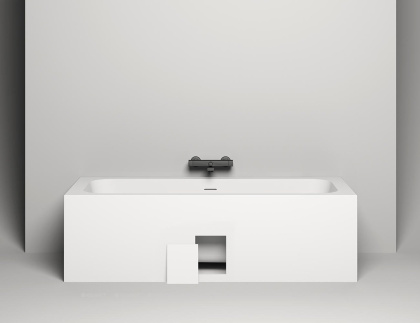 Ванна из искусственного камня Salini S-Sense Orlando Axis 190х80 103311G, глянцевая Ванна из искусственного камня Salini S-Sense Orlando Axis 190х80 103311G, глянцевая