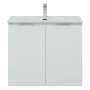 Тумба под раковину Aquanet Алвита New 80 2 дверцы, белый матовый