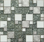 Мозаика MS-620 метал стекло (23*48*8) 300*300