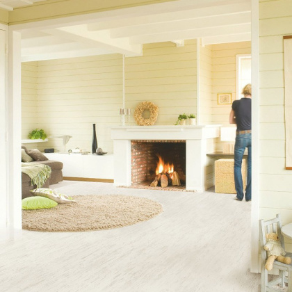 Ламинат Quick-Step Eligna U1235 Сосна белая затёртая (8мм/32кл/1,722 м2) 1380*156, м2