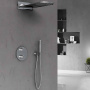 Душевой комплект VSFW-104TCH термостатический встраиваемый, двухрежимный, хром
