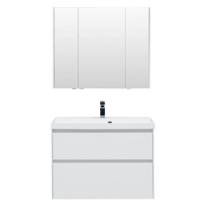 Мебель для ванной Aquanet Гласс 90 белый