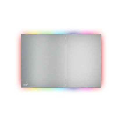 Кнопка управления для скрытых систем инсталляции с подсветкой rainbow, alunox-мат