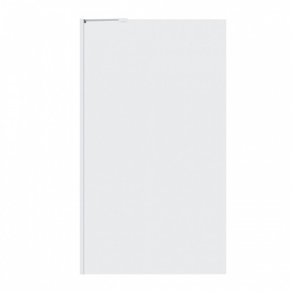 DX35WBS-080-140MT Душ.шторка на борт ванны,стекло неподвижное 8*800*1400мм,стекло проз-ное,проф анод