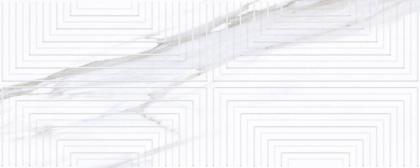 Декор Aria белый 20х50,шт.