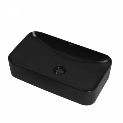 Раковина накладная ABBER Rechteck AC2204MB черная матовая Раковина накладная ABBER Rechteck AC2204MB черная матовая