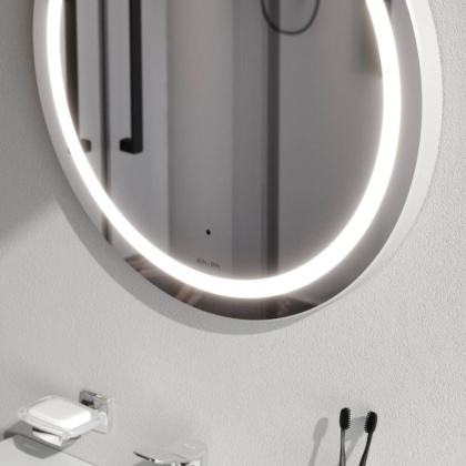 Зеркало с подсветкой в ванную круглое 60 AM.PM X-Joy M85AMOX0601WG сенсорное