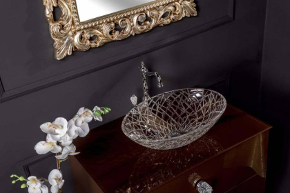 Столешница стекло 80см прямая DARK BROWN Столешница стекло 80см прямая DARK BROWN