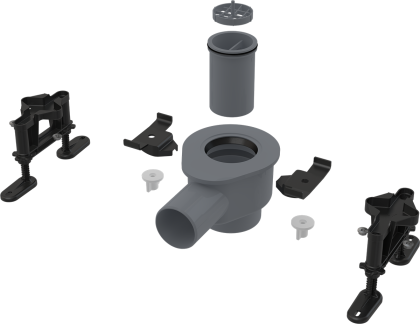 Сифон DN50 и комплект регулируемых ног