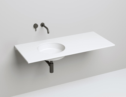 Раковина Salini MAREA 04 1802204MRF S-Stone покраска по RAL полностью, полувстраиваемая, матовая Раковина Salini MAREA 04 1802204MRF S-Stone покраска по RAL полностью, полувстраиваемая, матовая