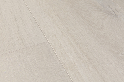 Виниловый ламинат Quick Step LIVYN Pulse Glue Plus PUGP 40200 Дуб Хлопковый Белый