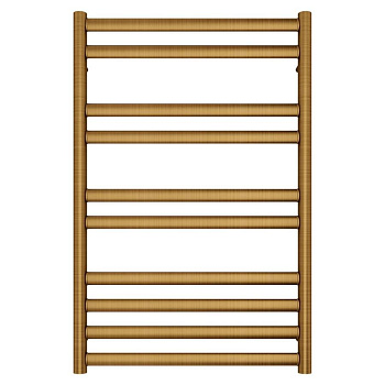 Полотенцесушитель водяной Lemark Status LM44810BR П10 500x800, бронза