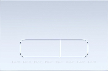 Панель смыва Aquatek Белая (клавиши прямоугольные) KDI-0000013