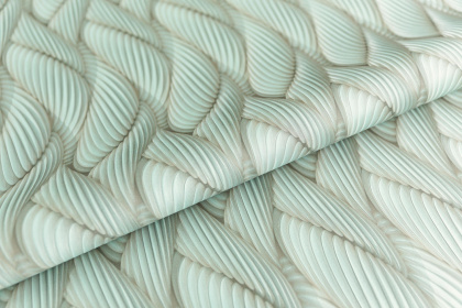 Обои виниловые Трессаж мотив, зеленый