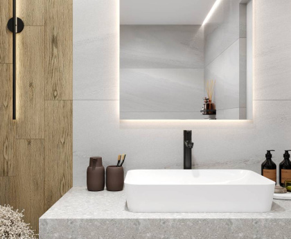 Керамогранит Laparet Urban Dazzle Bianco белый лаппатированный 60х120 (2шт_1,44м2), м2