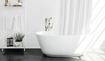 Смеситель Lemark Melange LM4944CW для ванны, напольный