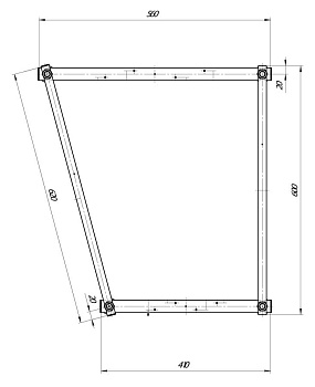 Комплект ножек для ванны "Convey"