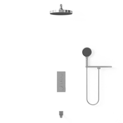 Душевой комплект VSFW-433TI2RCH встраиваемый, хром